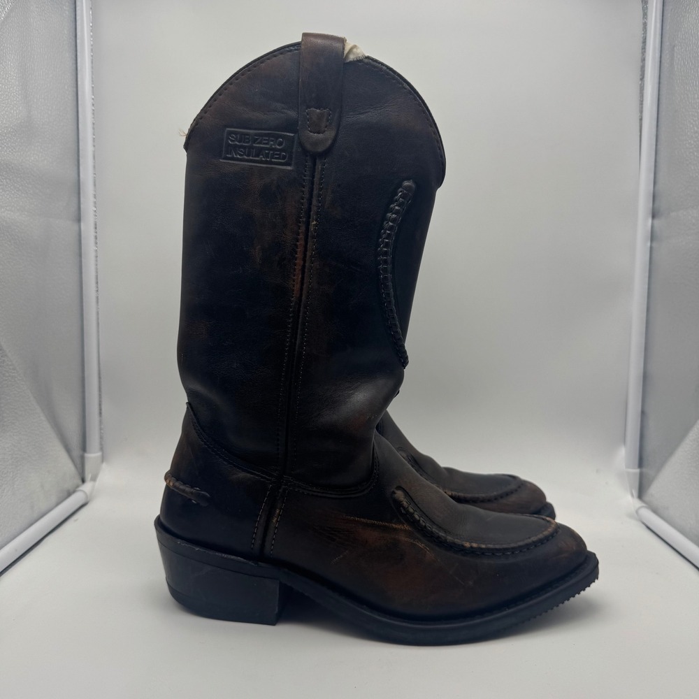 Double-H Men's 1608 Western Cowboy Ranch Moc Toe Boots USA Cowboy‎ Western Mens